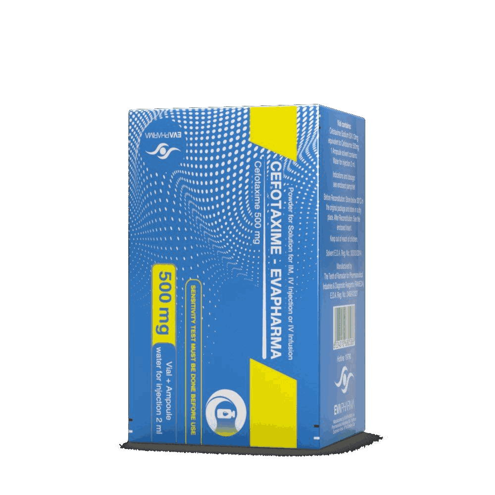 Cefotaxime - EVAPHARMA (500mg )