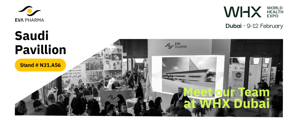 EVA Pharma is participating in WHX Dubai